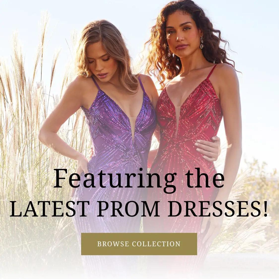 Featuring the latest prom dresses - mobile
